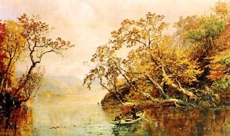 Jasper Cropsey Seclusion Norge oil painting art